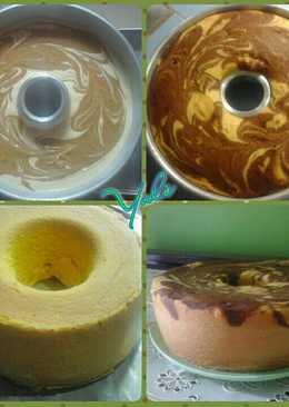 Marmer cake labu kuning