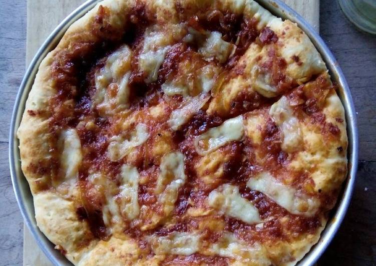 resep makanan Pizza tanpa ulen