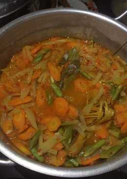 Sayur labu wortel buncis