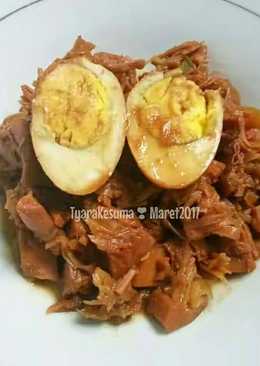 Gudeg nangka sederhana