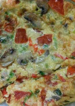 Omlet(telur dadar) kombinasi mudah dan cepat
