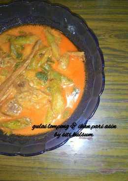 Gulai lompong & ikan pari asin