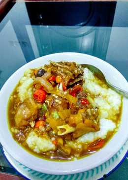 Bubur ayam(siram ayam kecap mercon)