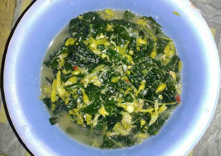 resep masakan Oseng bunga n daun pepaya no pahit