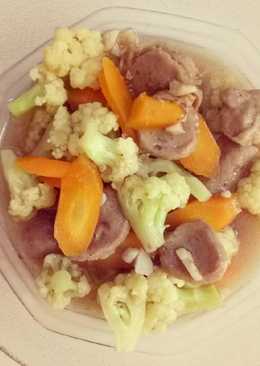 Tumis kembang kol wortel