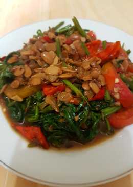 Oseng kangkung tauco