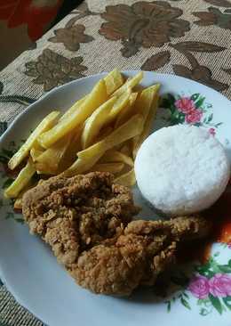 Ayam goreng krispi kfc wannabe