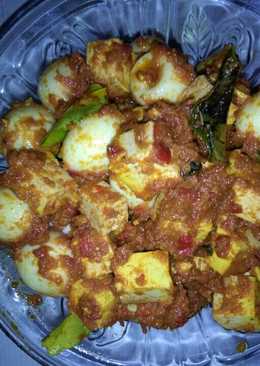 Bali telur puyuh+tahu pong kediri