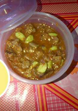 Sambal hati ayam dan pete