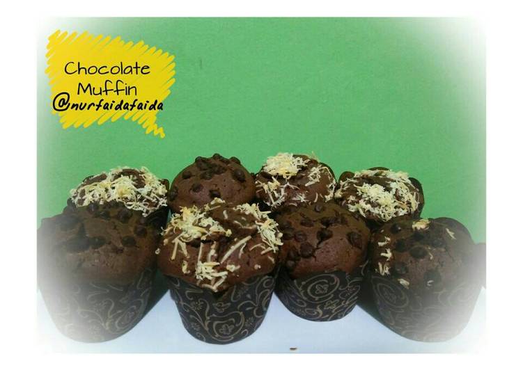 Resep Chocolate Muffin simple Kiriman dari Nur Faida
