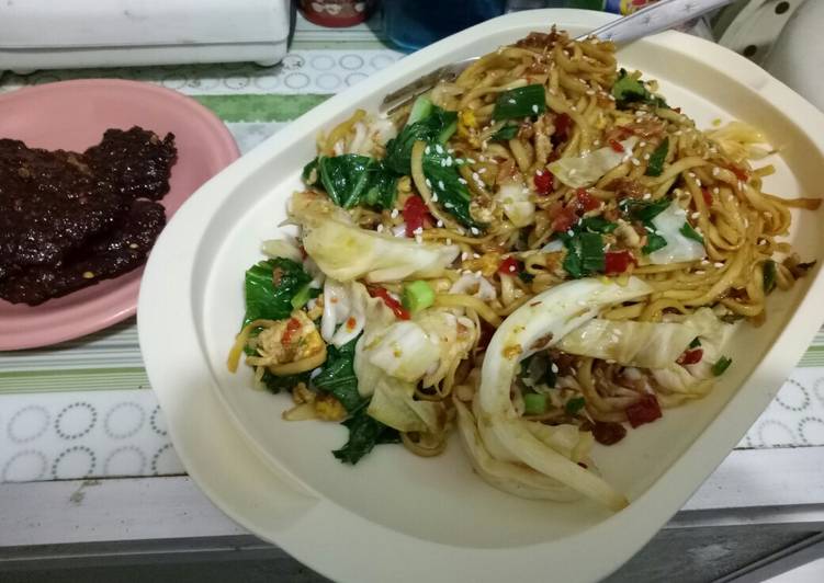 resep lengkap untuk Mie goreng jawa