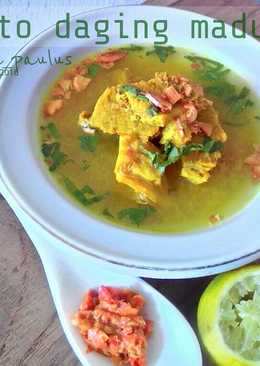 Soto Daging khas Madura