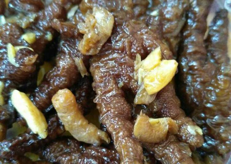 resep lengkap untuk Angsio kaki ayam