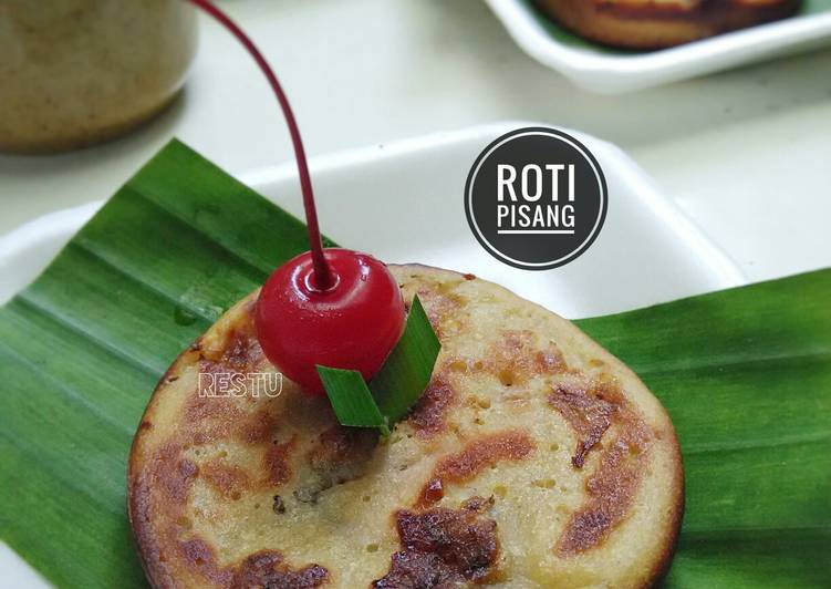 resep makanan Roti/Kue Pisang Bakar (no mixer, no oven)