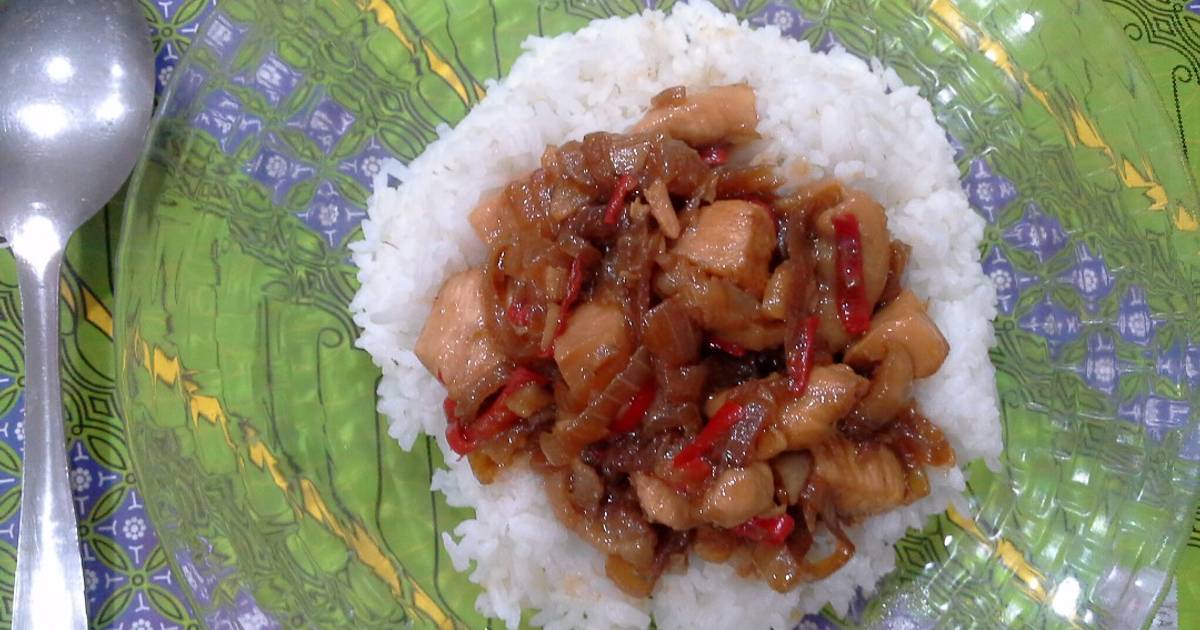 Resep Nasi Ayam Teriyaki oleh Nadia Fachrunisa - Cookpad