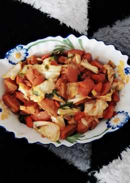 Capacay Goreng Sosis