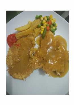 Chicken steak Ala Warung Steak homemade