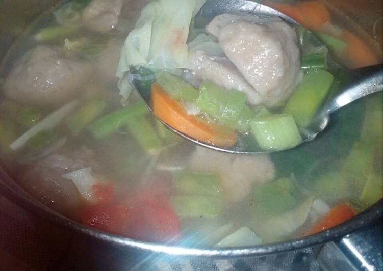 Sayur Sop dapur rumahan