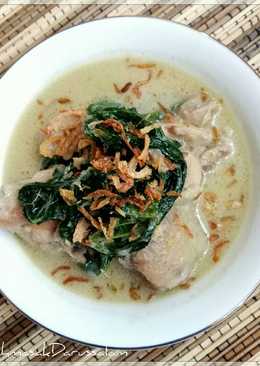 Opor Ayam Daun Singkong