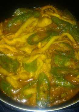 Kari Labu ular(pare belut) & jamur