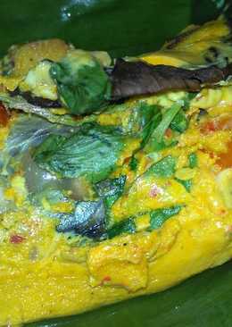 Pepes kembung bumbu telur