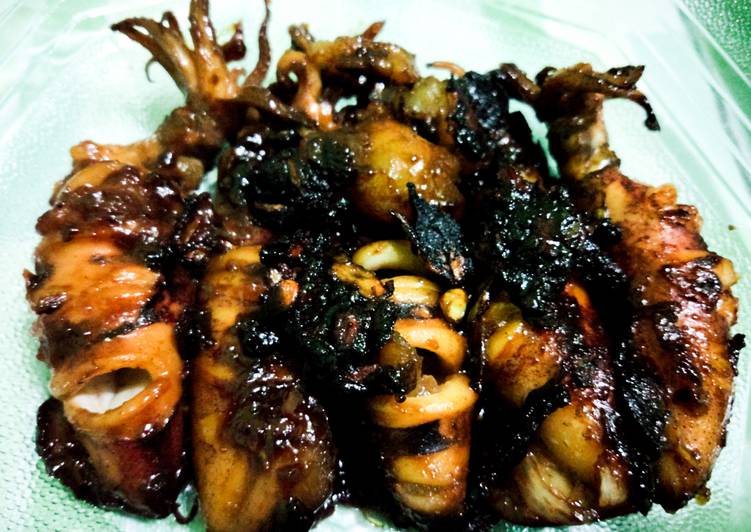 Cumi Bakar Saos Tiram Homemade
