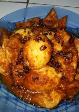 Semur bali tahu dan telur