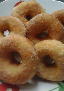 Donat Kampung Lembut Berbalut Gula