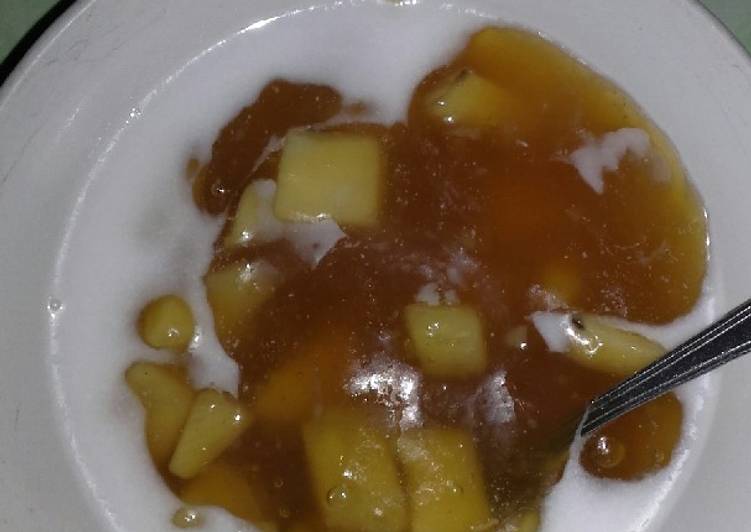 Jenang pati + tela (ubi) recipe main photo