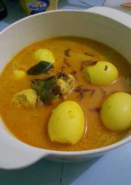 Kare ayam dan telur