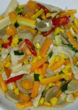 Tumis Bakso Pelangi