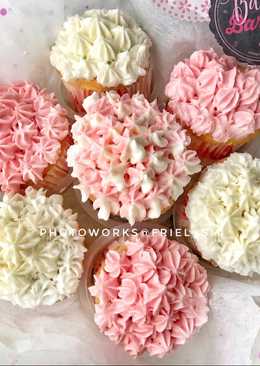 Bouquet cupcake ð'(sponge cake lembut, irit bahan)