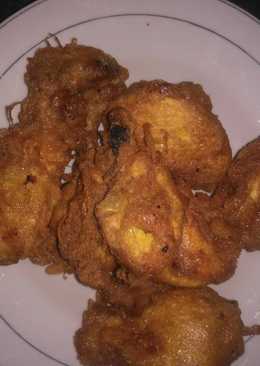 Ayam goreng balut telur