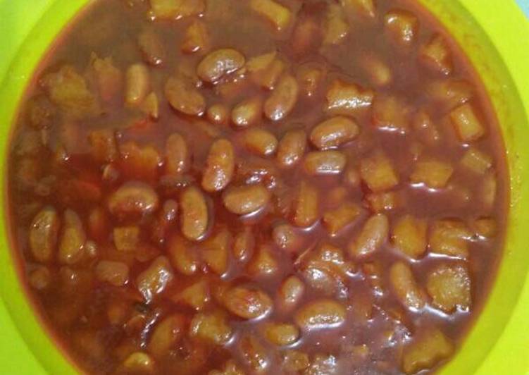 gambar untuk cara membuat Kacang merah saus asam manis