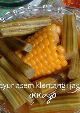 Sayur asem klentang+jagung