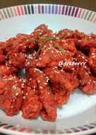 Kulit Ayam Crispy Saus Gochujang
