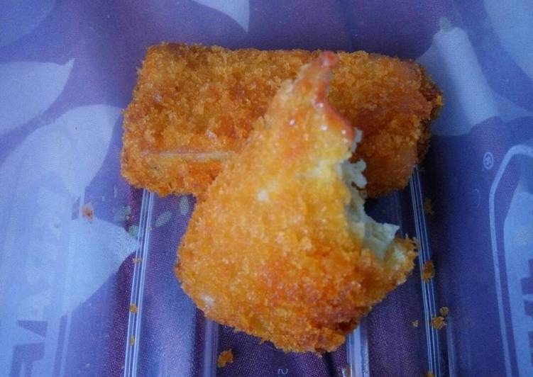 resep lengkap untuk Chicken Nugget with Cheese