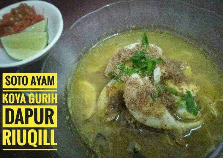 gambar untuk resep makanan Soto Ayam Koya