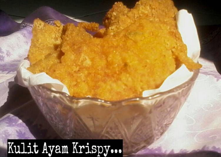 gambar untuk cara membuat Kulit ayam krispy