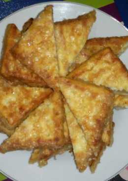 Roti Kabin/Gabin /Gaben goreng isi vla
