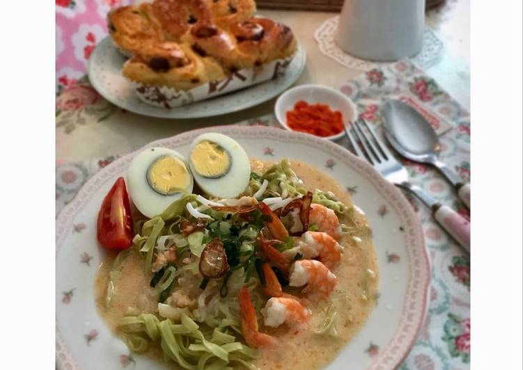 resep lengkap untuk Mie Celor Palembang