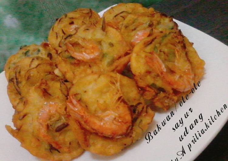 resep makanan Bakwan/ote-ote sayur udang