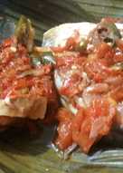 Patin betu'up / pepes patin kukus