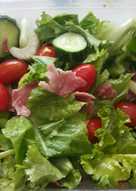 Ham salad w japanese sauce wijen dan Balsamic