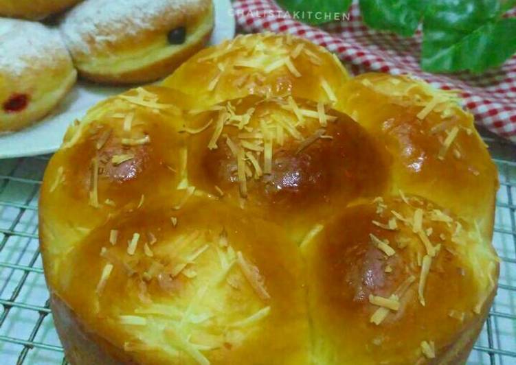 resep makanan Roti dan donat ? 1 adonan