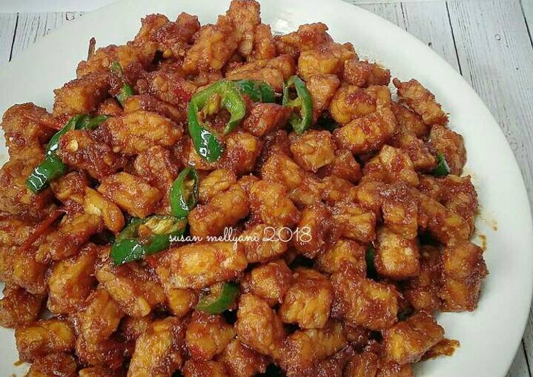  Resep Orek tempe basah bumbu ulek oleh Susan Mellyani 