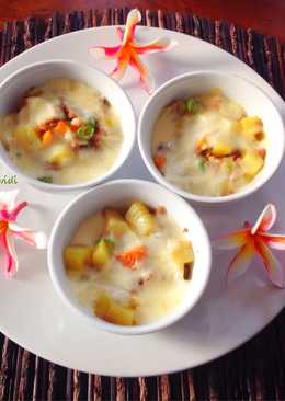 Kentang panggang keju (menu batita)