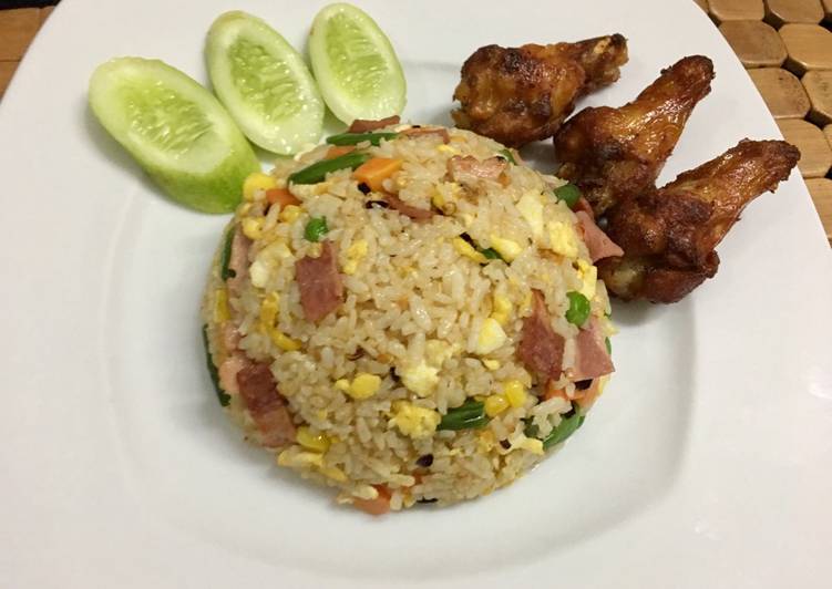 resep makanan Vegetable fried rice