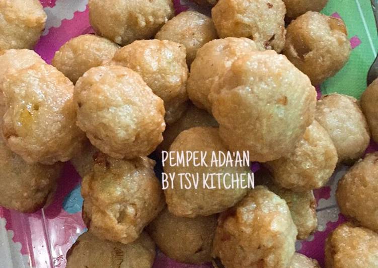 cara membuat Pempek Ada'an Palembang