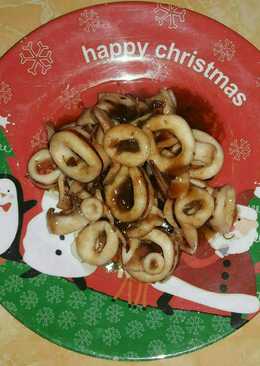 Cumi goreng asam manis